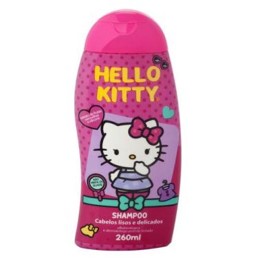 Imagem de Shampoo infantil hello kitty cabelos lisos e delicados suave 260ml - C