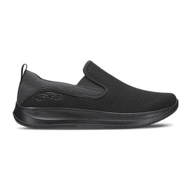 Imagem de Tênis Masculino Olympikus Wellness 2 Slip-on Confortável, Preto, 38