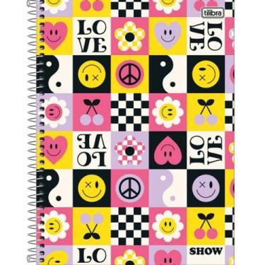 Imagem de Caderno Espiral Capa Dura Universitário 10 Matérias Show Feminino 160 
