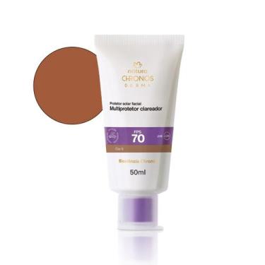 Imagem de Multiprotetor Clareador FPS 70 Cor 5 Chronos Derma Natura 50ml - N/A