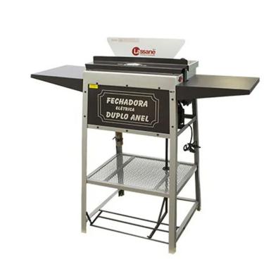 Imagem de Fechadora Elétrica Semi Industrial Duplo Anel Wire o 500mm 220V para Encadernação Lassane