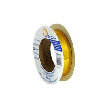 Imagem de Fita Metaloide 15MMX50MTS. Ouro -Lantecor, OURO