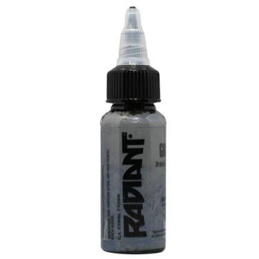 Imagem de Tinta para tatuagem Radiant Colors Gray 30 ml vegana, EUA