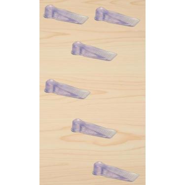 Imagem de Kit 5 Travas Cunha Para Porta Incolor Fosco - Congratulations Store