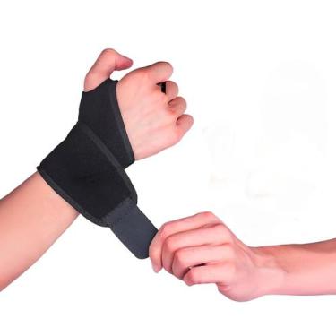 Imagem de Munhequeira Esportiva Com Fecho OÁSIS Mão Pulso Dor