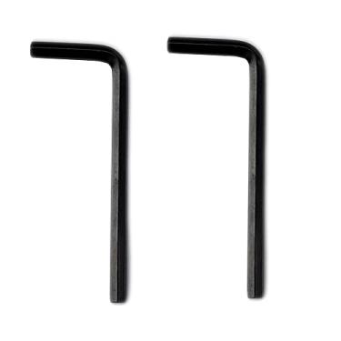 Imagem de Musiclily Basic 3/16" Chave Allen de Aço para Ajuste Mexicano Fender Guitarra Truss Rod, Preto(2 Peças)