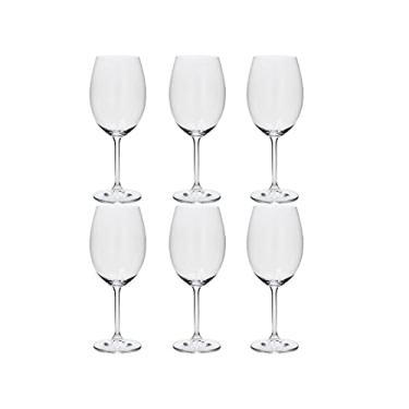Imagem de Jogo de 6 Taças para Água e Vinho Colibri 450ml Cristal Bohemia