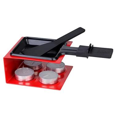 Imagem de Mini racleteira antiaderente L19,9xP10,8xA6cm cor vermelha