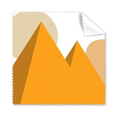 Imagem de Egito Amarelo Esfinge Pirâmides Pano de Limpeza Solar Tela de Telefone Limpador de Óculos 5 peças