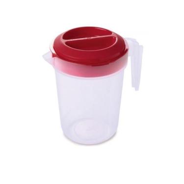 Imagem de Jarra Graduada De 2 Litros Com Tampa Vermelha - Plasútil