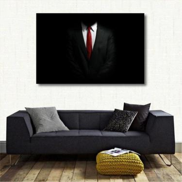 Imagem de Quadro decorativo Anonymous Suits - Tela em Tecido