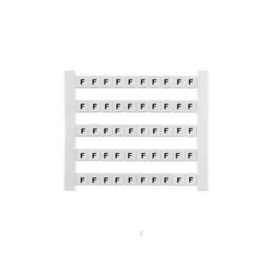 Imagem de Marcador Gw  Letra F Horizontal Dekafix 5 Weidmuller Conexel