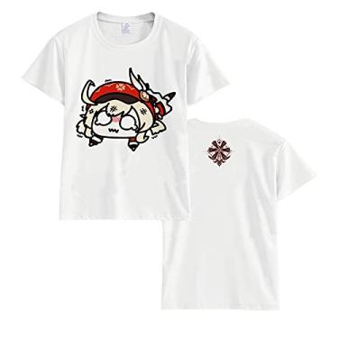 Imagem de Klee Shirt Cosplay Cute Funny T-Shirt with Short Sleeve Genshin Impact Tops