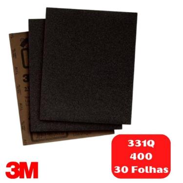Imagem de Lixa d`Água Folha 3M 331Q Grão 400 (30u) 230x280mm