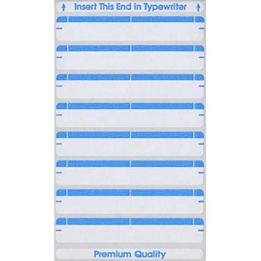 Imagem de MACO Etiquetas de pasta de arquivo azul claro, 248 por caixa (FF-L4)