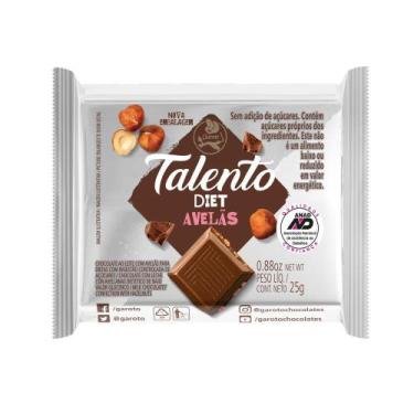 Imagem de Chocolate Garoto Talento Diet Avelã Para Dietas Com Ingestão Controlad