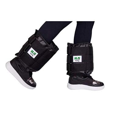 Imagem de Par de Caneleira Academia Profissional Lona Com Ajuste 5 Kg