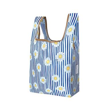 Imagem de Wrapables Bolsa de compras reutilizável pequena JoliBag Collection, Sprig