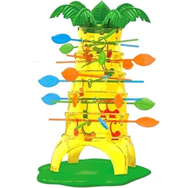 Imagem de Brinquedo Cada Macaco No Seu Galho Pula Macaco 15Cm Jogo - Art Brink
