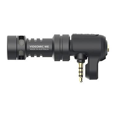 Imagem de Microfone R.ode Videomic Me Padrão Polar Cardióide Design Compacto Conector 3.5mm Áudio Profissional para Vídeos/No Brasil