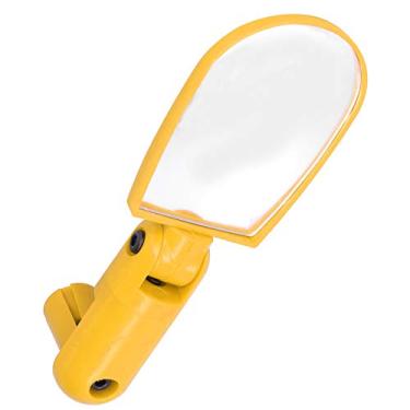 Imagem de Espelho de bicicleta, espelhos retrovisores de bicicleta ABS conveniente para andar de bicicleta ao ar livre (amarelo)