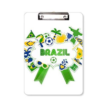 Imagem de Prancheta Cultural de Futebol Brasil A4