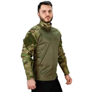 Imagem de Camisa Combat Shirt Tática Safo Militar Rip Stop Multicam-Masculino