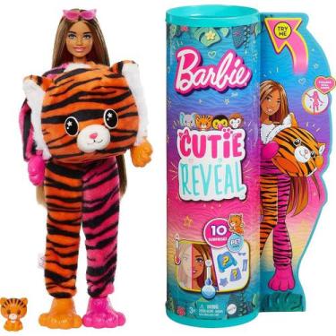 Imagem de Boneca Barbie Cutie Reveal Fantasia Tigre Hkp97 - Mattel