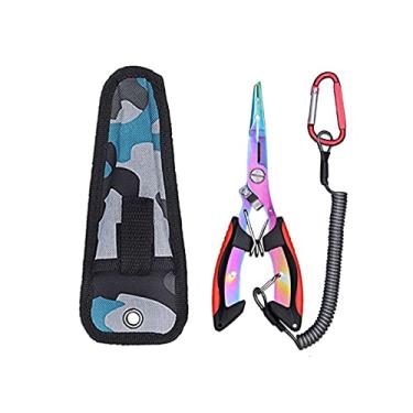 Imagem de Pinças de pesca Pinças de pesca Grilhão de peixes de peixe de pesca CLIP CLIP CHAMP CAPA DESPECIAMENTO DE DESPOSTIVO GRUPRIPLER FERRAMENTES DE ENGINADORES DE ENGINA DE PESQUISA Alicates Abrir livremen