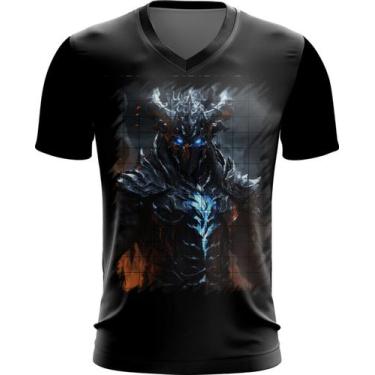 Imagem de Camiseta Gola V Guerreiro De Gelo E Fogo Mortal 1 - Kasubeck Store