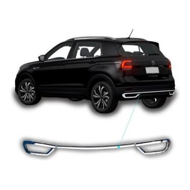 Imagem de Friso Cromado Para Parachoque Traseiro T-cross 2019 A 2021