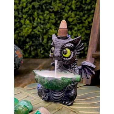 Imagem de Incensário cascata dragão baby (preto)