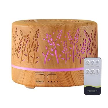 Imagem de Difusor Aromatizador Ambiente Para Óleo Essencial 700ml - Flores Bmax - Marron Claro