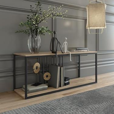 Imagem de Rack para Tv até 40 Polegadas Onix Ambiente Principal Escritório Preto/Amadeirado