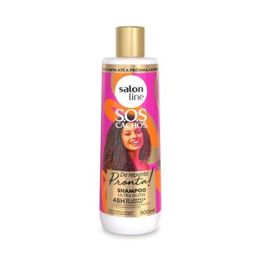 Imagem de Shampoo Ultra Gloss SOS Cachos Framboesa 500ml, Salon Line