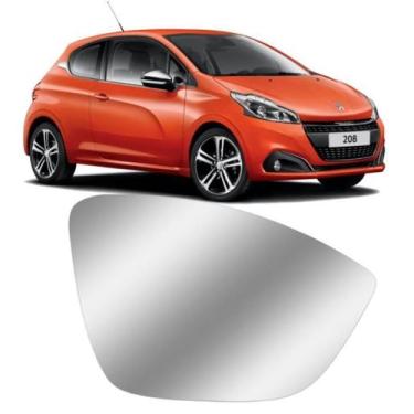 Imagem de Lente Retrovisor Com Base Peugeot 208 2012 Diante Ld Esquerdo - Blawer