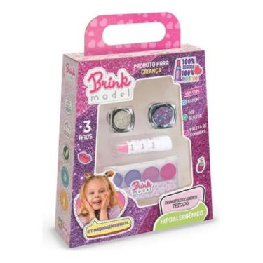 Imagem de Kit Maquiagem Infantil Com Sombra - Meu Estilo - Brink Model