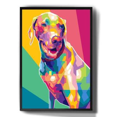 Imagem de Quadro Decorativo Animais Pop Art Cachorro Colorido - Tribos