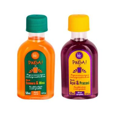 Imagem de Kit Lola From Rio - Óleo Pinga! Cenoura & Oliva 50ml + Óleo Pinga! Aça