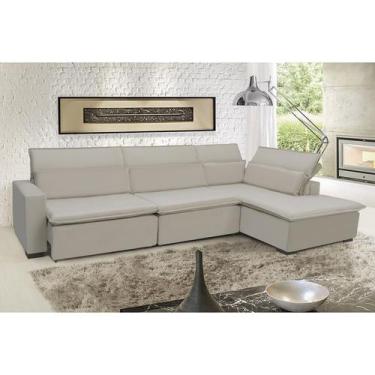 Imagem de Sofá Istambul 3.80x1.90m Retrátil e Reclinável com Chaise - Sofisticat