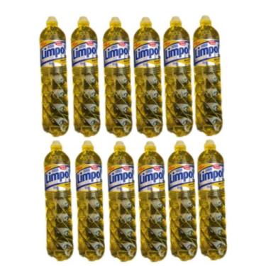 Imagem de Detergente líquido neutro com glicerina Limpol 500ml - Kit com 12 unid