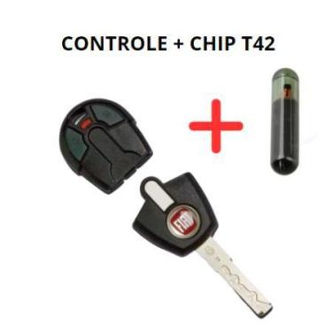 Imagem de Chave Gaveta Controle Positron Com Chip Fiat Uno Palio Strada Siena Co