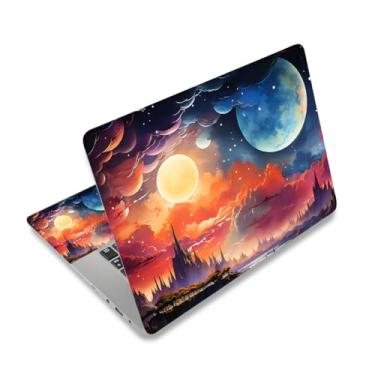 Imagem de Capa adesiva para laptop, 11,6 polegadas 30,5 cm 33.0 cm 33.8 cm 35.6 cm 38.1 cm 39.1 cm 39.6 cm 39.6 cm capa de vinil adesivo arte notebook PC protetor removível (2 almofadas de pulso incluídas),