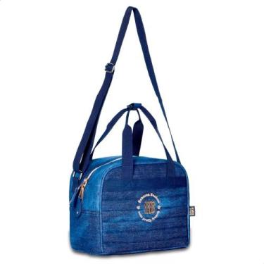 Imagem de Lancheira Escolar Juvenil Rebecca Bonbon Jeans Azul Clio