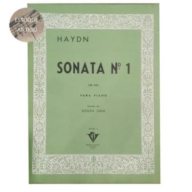 Imagem de Livro haydn sonata n 1 em sol para piano revisao souza lima (estoque a