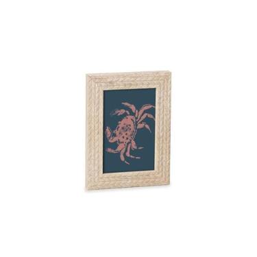 Imagem de PORTA-RETRATO EM POLIESTIRENO ESTILO FIBRA CLARA - 10X15cm - Mart