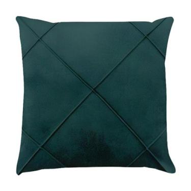 Imagem de Capa para Almofada Drapeada em Veludo Quadrada 60x60 Várias Cores - Dí