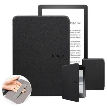 Imagem de Capinha couro para Kindle 12ª Gen RS23CV - ultra leve - Genérica, Pret