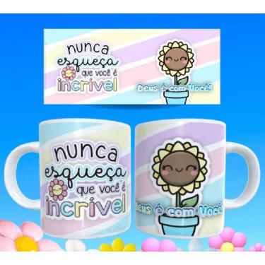 Imagem de Caneca gospel frases religiosas versículos bíblicos motivacionais 93 -