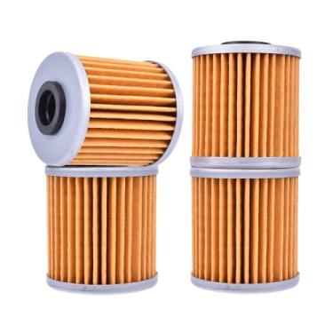 Imagem de 4 peças 207 filtro de óleo 16510-35G00 K5201-00001 apto para Suzuki RMZ 250 RMZ250 2004-2024 RMX450Z 2010-2013 2017-2019 RMZ450 RMZ 450Z 450 0 2000 5-2024 FL125 2007-2010